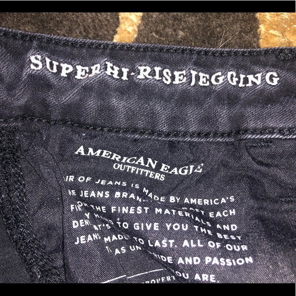 American Eagle Black High-Rise Jeggings - Picture 5 of 6